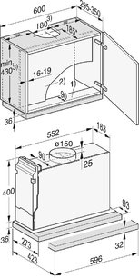 Встраиваемая вытяжка Миле DAS 2620 матовый черный фото 4 в Краснодаре Встраиваемая вытяжка Miele DAS 2620 матовый черный фото 4 в Краснодаре