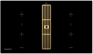 Варочная панель с вытяжкой Куперсбуш KMI 9850.0 SR Gold фото в Краснодаре Варочная панель с вытяжкой Kuppersbusch KMI 9850.0 SR Gold фото в Краснодаре