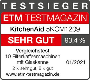 Кофеварка Китчен Эйд 5KCM1209EDG фото 4 в Краснодаре Кофеварка KitchenAid 5KCM1209EDG фото 4 в Краснодаре