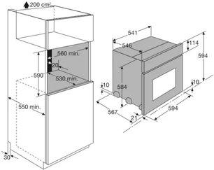 Духовой шкаф АЕГ B99315M фото 2 в Краснодаре Духовой шкаф AEG B99315M фото 2 в Краснодаре