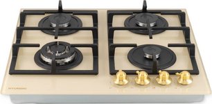 Газовая варочная панель Hyundai HHG 6434 BE фото 2 в Краснодаре