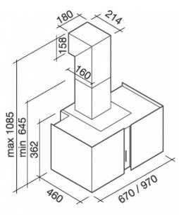 Вытяжка Falmec Mirabilia 67 Maia Vetro (800) ECP фото 4 в Краснодаре