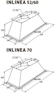 Встраиваемая вытяжка Куперсберг INLINEA 70 BX фото 4 Встраиваемая вытяжка Kuppersberg INLINEA 70 BX фото 4