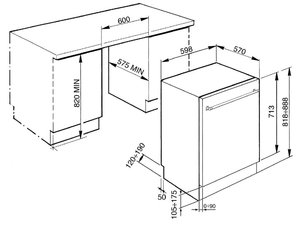 Посудомоечная машина Smeg STX13OL1 фото 3 в Краснодаре