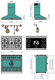 Настенная вытяжка Ля Корню CornuFe 110 фото 4 в Краснодаре Настенная вытяжка La Cornue CornuFe 110 фото 4 в Краснодаре
