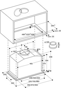 Встраиваемая вытяжка Gaggenau AC 200-180 фото 2 в Краснодаре