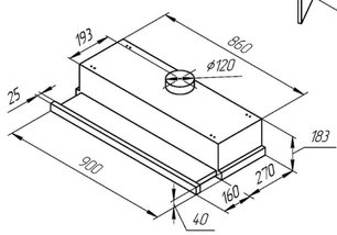 Встраиваемая вытяжка Kuppersberg Slimlux II 90 BG фото 4 в Краснодаре