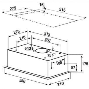 Встраиваемая вытяжка Куперсбуш DEL 5100.0 S фото 2 в Краснодаре Встраиваемая вытяжка Kuppersbusch DEL 5100.0 S фото 2 в Краснодаре