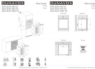 Винный шкаф Dunavox DAV-32.81DOP.TO фото 3 в Краснодаре