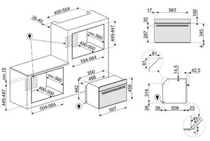 Духовой шкаф Смег SF4604WVCPNX фото 4 в Краснодаре Духовой шкаф Smeg SF4604WVCPNX фото 4 в Краснодаре