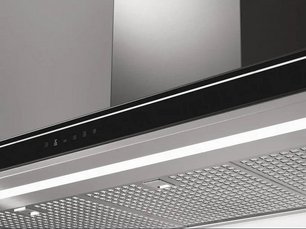 Вытяжка Falmec Luce 90 Glass Black wall фото 3 в Краснодаре