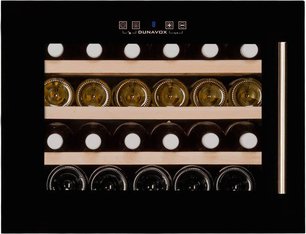 Винный шкаф Дунавокс DX-24.56BBK (B) петли слева фото 2 в Краснодаре Винный шкаф Dunavox DX-24.56BBK (B) петли слева фото 2 в Краснодаре