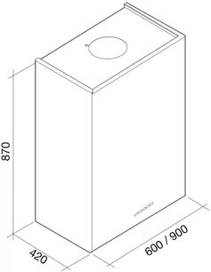 Вытяжка Фалмек Laguna 60 vetro (800) Bianca STEC фото 3 в Краснодаре Вытяжка Falmec Laguna 60 vetro (800) Bianca STEC фото 3 в Краснодаре