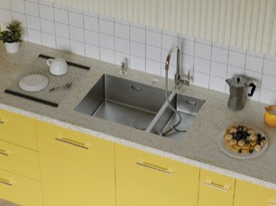 Мойка Omoikiri TAKI 69-2-U/IF SIDE IN-L фото 4