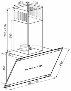 Вытяжка Кайзер AT 9445 Elf AD Eco фото 4 в Краснодаре Вытяжка Kaiser AT 9445 Elf AD Eco фото 4 в Краснодаре