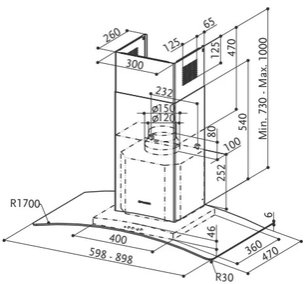 Вытяжка Фабер RAY X/V A60 фото 2 в Краснодаре Вытяжка Faber RAY X/V A60 фото 2 в Краснодаре