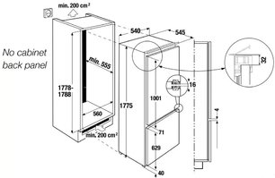 Встраиваемый холодильник Куперсбуш FKG 8540.0i фото 3 в Краснодаре Встраиваемый холодильник Kuppersbusch FKG 8540.0i фото 3 в Краснодаре