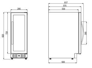 Винный шкаф Дометик E16FG Elegance фото 3 в Краснодаре Винный шкаф Dometic E16FG Elegance фото 3 в Краснодаре