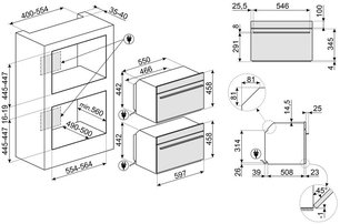 Духовой шкаф Смег SO4102M1G фото 4 в Краснодаре Духовой шкаф Smeg SO4102M1G фото 4 в Краснодаре