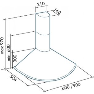 Вытяжка Фалмек Minerva 60 ix (450) S фото 2 в Краснодаре Вытяжка Falmec Minerva 60 ix (450) S фото 2 в Краснодаре
