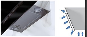 Вытяжка Faber COCKTAIL BK A80 EG8 фото 2 в Краснодаре