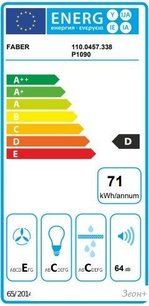 Вытяжка Фабер STRIP SMART PB X A90 фото 4 в Краснодаре Вытяжка Faber STRIP SMART PB X A90 фото 4 в Краснодаре