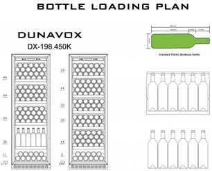 Винный шкаф Дунавокс DX-198.450K фото 3 в Краснодаре Винный шкаф Dunavox DX-198.450K фото 3 в Краснодаре