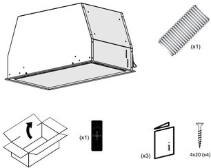 Встраиваемая вытяжка Pando NCR/111 IX-CR.BLANCO V.850 SEC фото 4 в Краснодаре