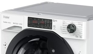 Встраиваемая стиральная машина с сушкой Хайер HWDQ90B416FWB-RU фото 4 в Краснодаре Встраиваемая стиральная машина с сушкой Haier HWDQ90B416FWB-RU фото 4 в Краснодаре