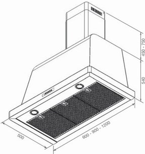 Вытяжка Лофра DOLCEVITA 90 IN фото 3 в Краснодаре Вытяжка Lofra DOLCEVITA 90 IN фото 3 в Краснодаре