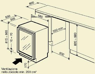 Винный шкаф IP CI 141 CF фото 2 в Краснодаре