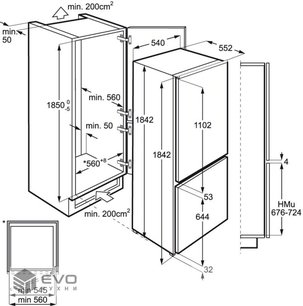 Холодильник Электролюкс ENN3153AOW фото 2 в Краснодаре Холодильник Electrolux ENN3153AOW фото 2 в Краснодаре