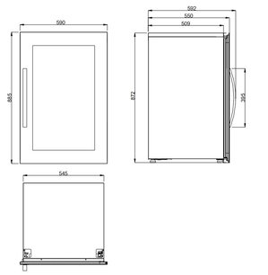 Встраиваемый винный шкаф Dometic E49FGB Elegance фото 2 в Краснодаре