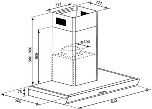 Настенная вытяжка Брандт BHB6602X фото 4 в Краснодаре Настенная вытяжка Brandt BHB6602X фото 4 в Краснодаре