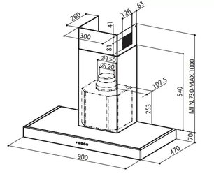 Вытяжка Фабер GLOVE AF X  A90 фото 2 в Краснодаре Вытяжка Faber GLOVE AF X  A90 фото 2 в Краснодаре