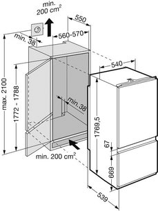 Холодильник Либхер ICUNS 3013 Comfort NoFrost фото 2 в Краснодаре Холодильник Liebherr ICUNS 3013 Comfort NoFrost фото 2 в Краснодаре