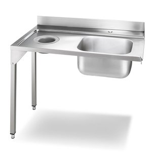 Стол с мойкой и отверстием для слива Smeg WT01L-1 фото в Краснодаре