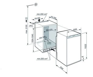 Встраиваемый холодильник Либхер IK 1954 Premium фото 4 в Краснодаре Встраиваемый холодильник Liebherr IK 1954 Premium фото 4 в Краснодаре