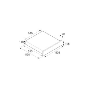 Встраиваемый ящик для подогрева Bertazzoni WD60A фото 4 в Краснодаре