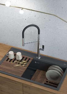 Смеситель Omoikiri Osaka BN-WH фото 4