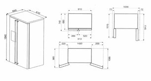 Холодильник Smeg SBS8004PO фото 3 в Краснодаре