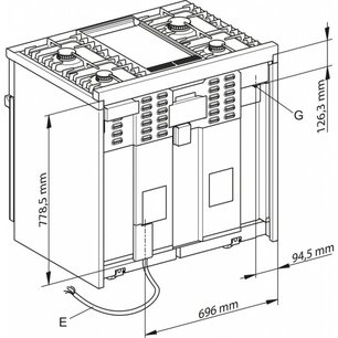 Комбинированная плита Миле HR 1936 G (серия Range Cooker) фото 2 в Краснодаре Комбинированная плита Miele HR 1936 G (серия Range Cooker) фото 2 в Краснодаре