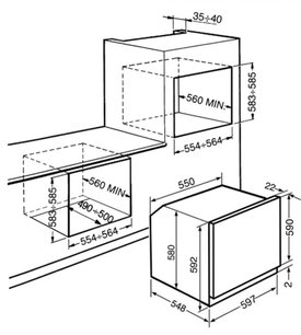 Духовой шкаф Смег F610X фото 2 в Краснодаре Духовой шкаф Smeg F610X фото 2 в Краснодаре