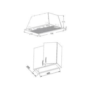 Полновстраиваемая вытяжка Кертинг KHI 6530 W фото 3 в Краснодаре Полновстраиваемая вытяжка Korting KHI 6530 W фото 3 в Краснодаре