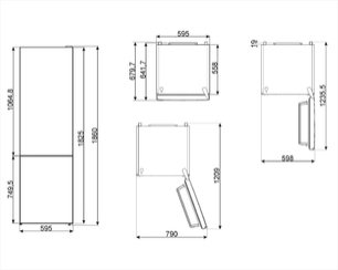 Холодильник Смег FC202PBN фото 4 в Краснодаре Холодильник Smeg FC202PBN фото 4 в Краснодаре