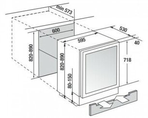 Встраиваемый холодильник для охлаждения вина Kuppersbusch FWKU 1800.0 S фото 2 в Краснодаре