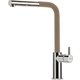 Смеситель Franke Neptune Style выдвижной шланг хром/миндаль