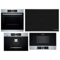 Bosch (варочная панель PXY875DW4E + духовой шкаф HSG636ES1 + микроволновая печь BFR634GS1 + кофемашина CTL636ES6)