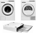 Asko Classic 9 (стиральная машина W2084.W/3 + сушильная машина T208C.W + выдвижная корзина HB1153W)