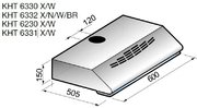 Вытяжка Korting KHT 6230 W фото 2 в Краснодаре